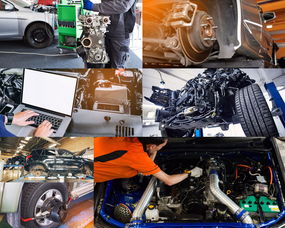 汽车维护维修高清摄影 捕捉机动车修理与保养的专业细节